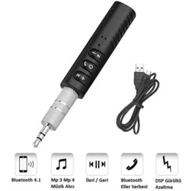 Resim Ozmik 3.5mm Jack Wireless Bluetooht Aux Araç Kit 