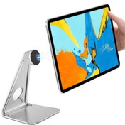 Resim Ally Metal Masa Üstü Standlı Mıknatıslı Tablet Telefon Tutucu Gri 