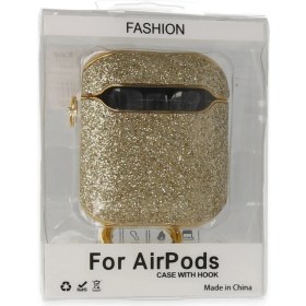 Resim Tuba Toptaş Newface Airpods 2 (2.nesil) Spell Simli Kılıf - Gold 