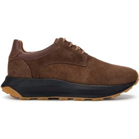 Resim Tamer Tanca Erkek Hakiki Deri Coffee Sneakers & Spor Ayakkabı 698 1053-6 Erk Ayk Sk23/24 Coffee Suet/coffee Nappa Kahverengi 