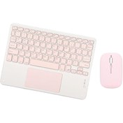 Resim TezMax Acer Iconia P10 (NT.LG1EY.001) 10.4" Uyumlu Kablosuz Bluetooth Şarjlı TouchPad'li Klavye Mouse Seti 