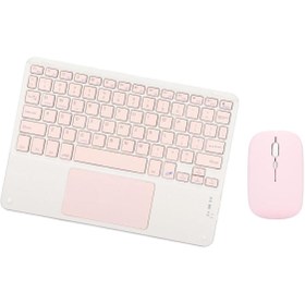 Resim TezMax Acer Iconia P10 (NT.LG1EY.001) 10.4" Uyumlu Kablosuz Bluetooth Şarjlı TouchPad'li Klavye Mouse Seti 