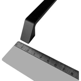 Resim Storemax Mutfak ve Banyo Dolabı Kapakları ve Çekmeceler Için Metal Kulp Paslanmaz Alüminyum Mobilya Dolap Kulbu 160MM Mat Siyah 2 Adet 