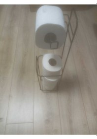 Resim Siyah Yedekli Wc Kağıtlığı Çok Renkli 