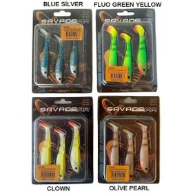 Resim Savage Gear Soft 4play Shad 8.5cm 12gr 3'lü Paket Silikon Suni Yem 