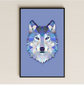 Resim Geometrik Kurt Dijital Tasarım Pleksi Tablo 