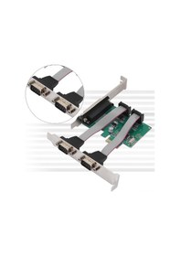 Resim Fosenze Masaüstü Pcı-e Genişletme Kartı - 2 Adet Rs-232 Db9 Seri Port + 1 Adet Db25 Paralel Lpt Port, Wch382 Çip, 2.5 Gbps Bant Genişliği, Çoklu İşletim Sistemi Desteği 