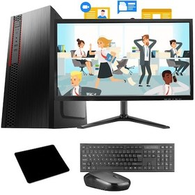 Resim Ramtech WorkForce OF310-152 i3-10100F 8 GB 500 GB HDD + 256 GB SSD R5230 19.5" Free Dos Masaüstü Bilgisayar 