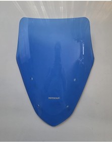 Resim Motocam Sfm Pyrexia 150 Ön Cam 2023-2026 Model 43cm Mavi Renkli 4mm Sportif 