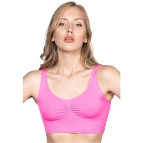 Resim Neon Fuşya Mı Emay 4005 Soft Kalın Askı Büstiyer Neon Fuşya 
