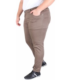 Resim Moc Grande Mocgrande Büyük Beden Klasik 5 Cep Pantolon Venedik 11916 S.kahve S.kahve 