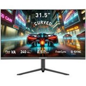 Resim GameBooster GB-32C240FP 31.5" 240 Hz 0.5 MS Fast VA FHD Pivot Curved RGB Oyuncu Monitörü 