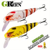 Resim GREENSPIDER Yeni Japon Tasarımı Titreyen Balıkçılık Yemi 55mm 5.5g Yüzen Minnow Isca Yapay Yemler Bas Perç Pika Tavuk Balığı için 