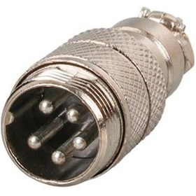 Resim Mayk Gx16-5 Pinli Metal Erkek Konnektör M16 - 16mm 