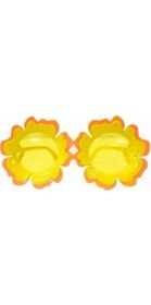 Resim Buğz Papatya Şekilli Turuncu Sarı Hawaii Parti Gözlüğü 