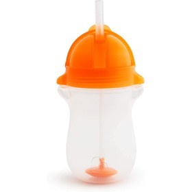 Resim Munchkin Tıklama Kilitli Uçlu Alıştırma Bardağı 12 ay+ 296 ml Turuncu 