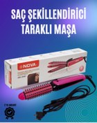 Resim shopwave Fön ve Tarama İşlemini Birleştiren Pratik Saç Tarağı 