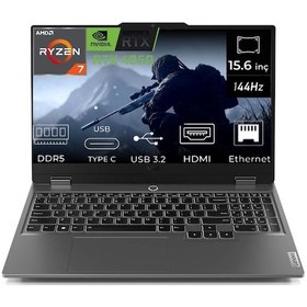 Resim Lenovo LOQ 15ARP9 83JC00CRTR-103 R7-7435HS 12 GB 1 TB+1 TB RTX4050 6 GB 15.6" W11P Dizüstü Bilgisayar 