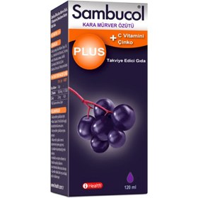 Resim Sambucol Plus Kara Mürverli Şurup 120 ml 