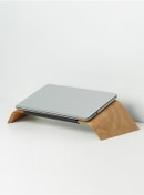 Resim Fagus Wood Ahşap Notebook Yükseltici Ve Tutucu Masa Üstü Laptop Standı 