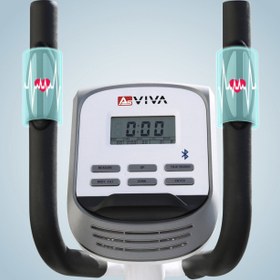 Resim AsVIVA C16 Eliptik Fitness Bluetooth Çapraz Bisiklet & Egzersiz Bisikleti | Çok Fonksiyonlu 