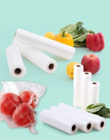 Resim Noriva 30 Cm X 10 M. Rulo Tırtıklı Ev Tipi Vakum Makinesi Poşeti- Torbası 