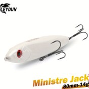 Resim LEYDUN Bakanı Jack Stickbait Balıkçılık Yem 80mm 14g Batan Kalem Sert Yüzme Balıkları Wobblers Deniz Levreşi İyi Yüzme Yemleri 