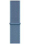 Resim Apple Watch Uyumlu Hasır Örgü Kordon İndigo Mavi 