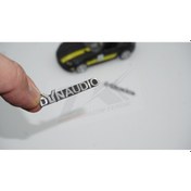 Resim Dynaudio Logo Hoparlör Krom Metal Tırnaklı Logo Amblem 2 Li Set N11.2856 