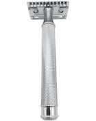 Resim Geeksen Razor Ağır Hizmet Tipi Kısa Saplı Çift Taraflı Jilet Gümüş 