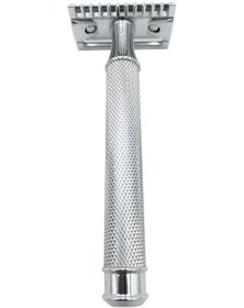Resim Geeksen Razor Ağır Hizmet Tipi Kısa Saplı Çift Taraflı Jilet Gümüş 