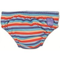 Resim Bambino Mio Swim Nappy Bebek Mayosu Turuncu Çizgili 