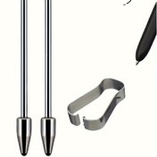 Resim Titanyum Alaşımlı S Kalem Ucu Yedek Seti - Samsung S Pen için Aşınmaya Dayanıklı Cımbız Araç Seti Galaxy Tab S7/S8/S9+/S23/Note20 - Dayanıklı, Hassas ve Kolay Kurulum 