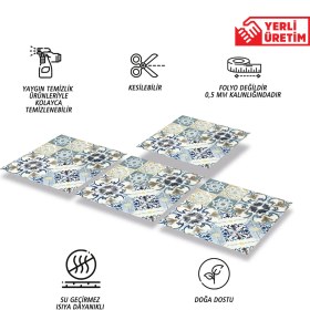 Resim Tink Kendinden Yapışkanlı Fas4 010 Desenli Pvc Karo 30X30 cm 4'lü 0,36 M2 
