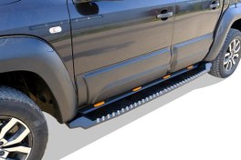Resim OMSA VW Amarok Dakar Yan Basamak Siyah V1 Ledli 2010-2021 Arası 