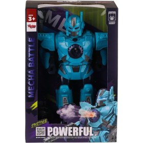 Resim Vardem Oyuncak DF-6052 Işıklı ve Müzikli Buhar atan Robot -Sinerjim Oyuncak 