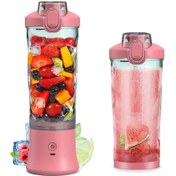 Resim Vkemall Taşınabilir 600 ML 6 Bıçaklı Kişisel Meyve Suyu Sıkacağı Blender 