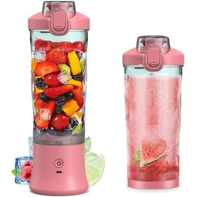 Resim Vkemall Taşınabilir 600 ML 6 Bıçaklı Kişisel Meyve Suyu Sıkacağı Blender 