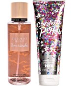Resim Victoria's Secret Bare Vanilla & Pink Confetti Pop Vücut Losyonu Ve Spreyi 2'li Set 