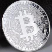 Resim Kosona Altın Kaplama Demir Bitcoin Souvenir Madeni Para, 40mm Çap, 1 Adet Plastik Kutu İçerir 