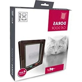 Resim Doras Kedi Kapısı 4 Yollu Brown 197mmx190mm 