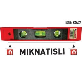 Resim Mini Su Terazisi 23 Cm Mıknatıslı Su Terazi Hassas Terazi 