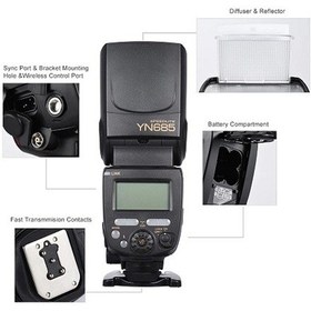 Resim Yongnuo YN685N Dahili Alıcılı Nikon Uyumlu HSS TTL Tepe Flaşı 