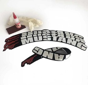 Resim Mustang Lastik Yazısı Seti 8 Adet 