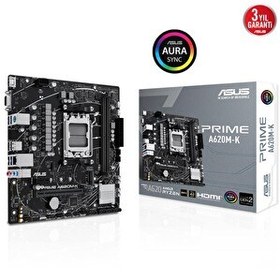 Resim Asus Prime A620M-K AMD A620 6400 MHz (OC) DDR5 Soket AM5 Matx Anakart 
