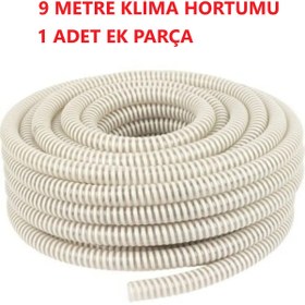 Resim TOPALAKTİCARET Klima Su Tahliye Drenaj Hortumu 5/8 Çapında- 9 Metre Ek Birleştirme Parça 