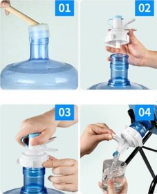 Resim Büro Ev Ofis Mutfağı İçin Damacana Musluk Başlığı Metal Ayak Stand Seti Diğer 