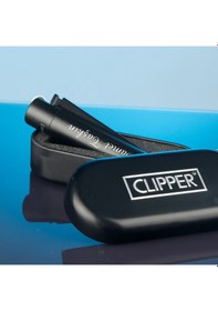 Resim İsme Özel Siyah Clipper Metal Çakmak 