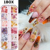 Resim 300 adet canlı çiçek desenli epoksi reçine dolgu seti - kuru odun hamuru çiçekler, DIY takılar ve tırnak tasarımı için uygun, Sevgililer Günü ve Anneler Günü hediyeleri, reçine kalıp dolgu malzemeleri 
