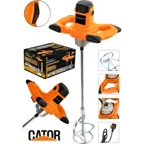 Resim Jetvolt Profesyonel 1800W Devir Ayarlı Elektrikli Alçı Boya ve Harç Karıştırıcı Mikser - Turuncu 